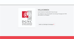 Desktop Screenshot of dgnc.de